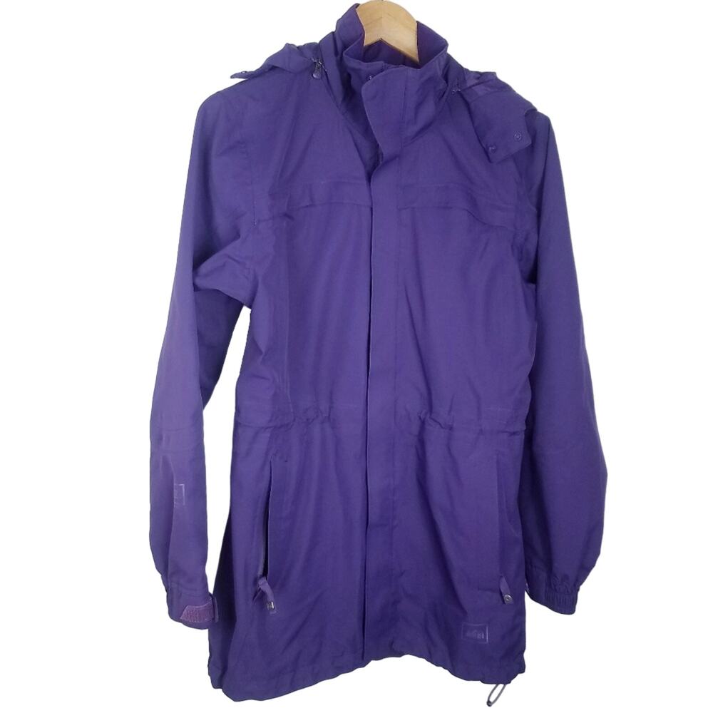 REI | Purple Utility Jacket Coat Spring Rain Snow